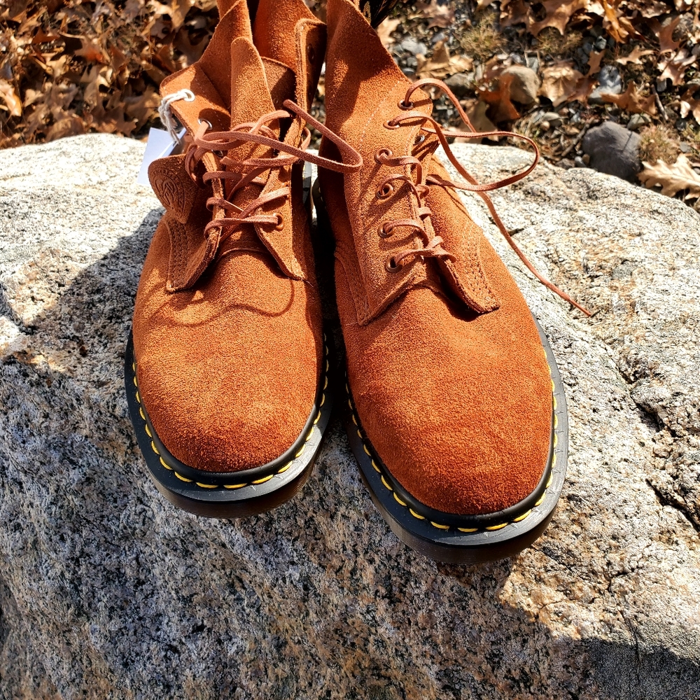 Dr. Martens Suede Leather Boots Made in England Size 11, USA Men's Size 12 - Picture 3 of 15